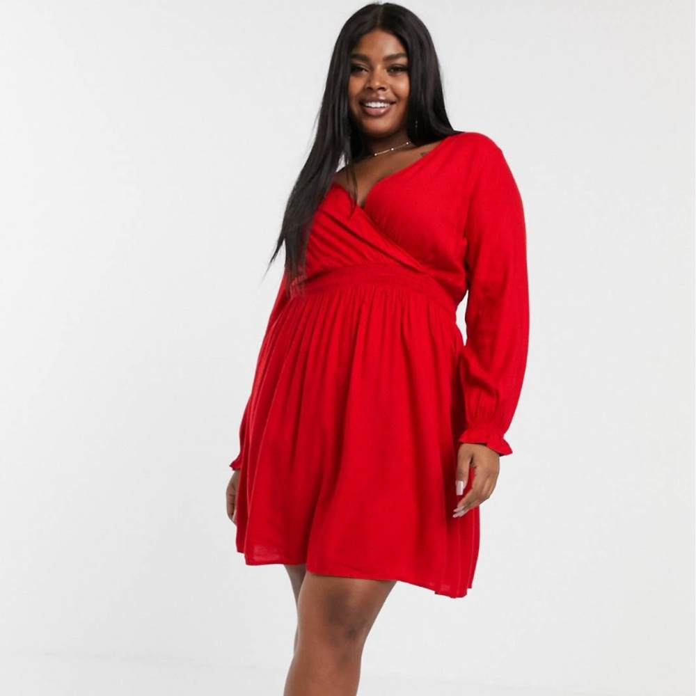 Junarose V Neck Skater Dress